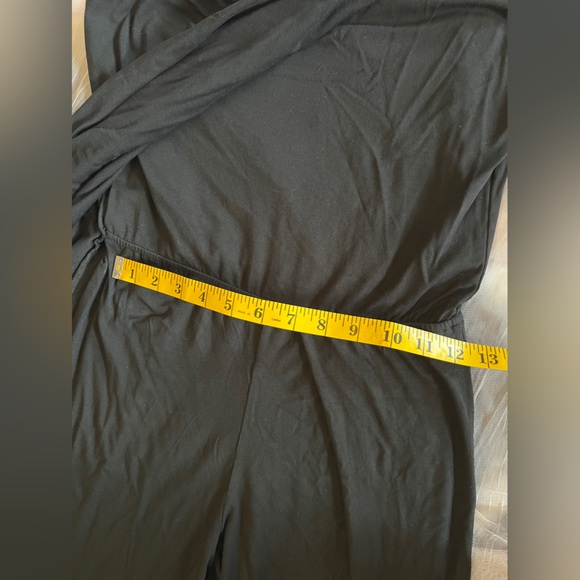 Zen Knits Comfy Cape One Shoulder Jumpsuit Size XS & XXS, Colors Black & Blue - Picture 10 of 14